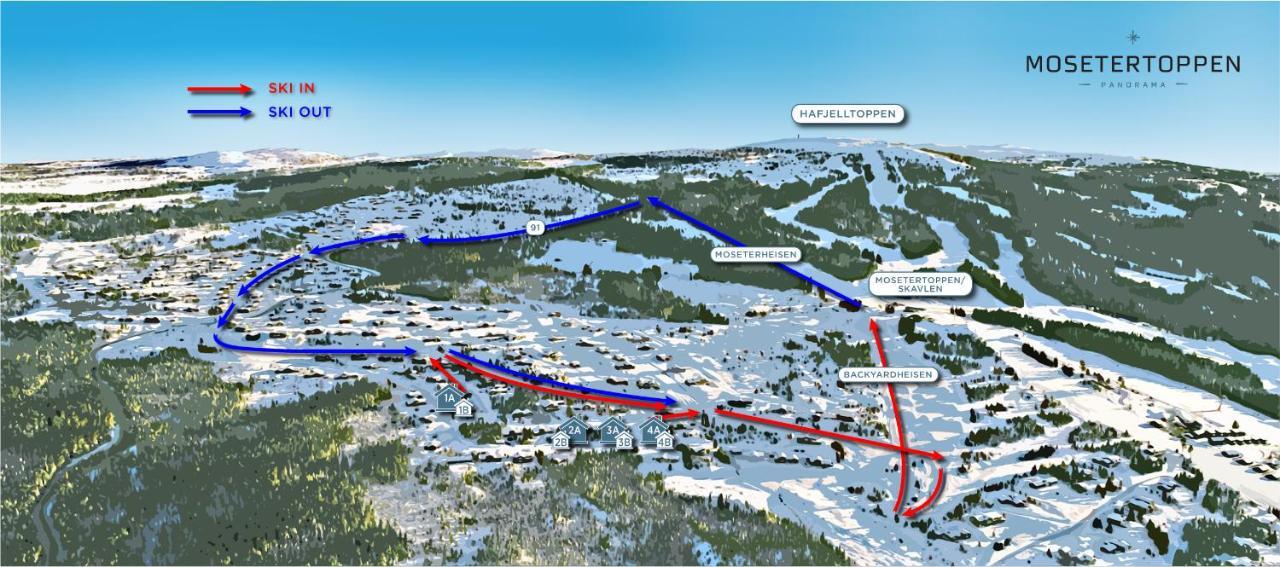 Mosetertoppen Panorama, Anneks 2B - Хафиел Екстериор снимка